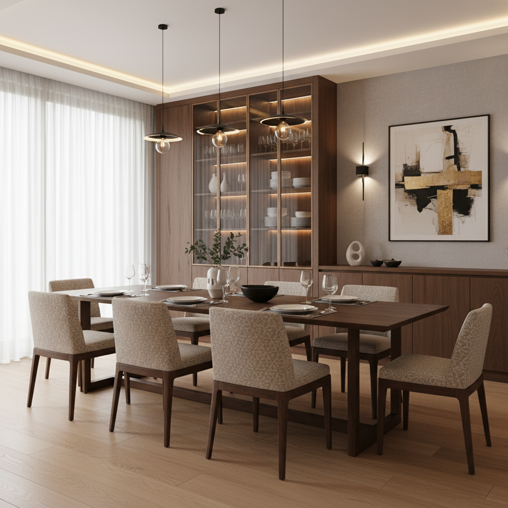 Modern 6-Seater Dining Set for Cherished Gatherings
