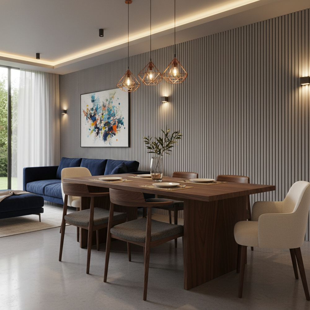 Rustic 6-Seater Dining Set for Unforgettable Gatherings