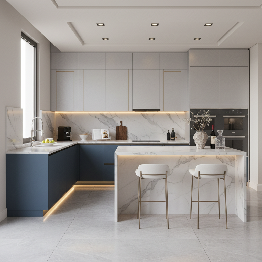 Azure Allure: A Symphony of Style and Function