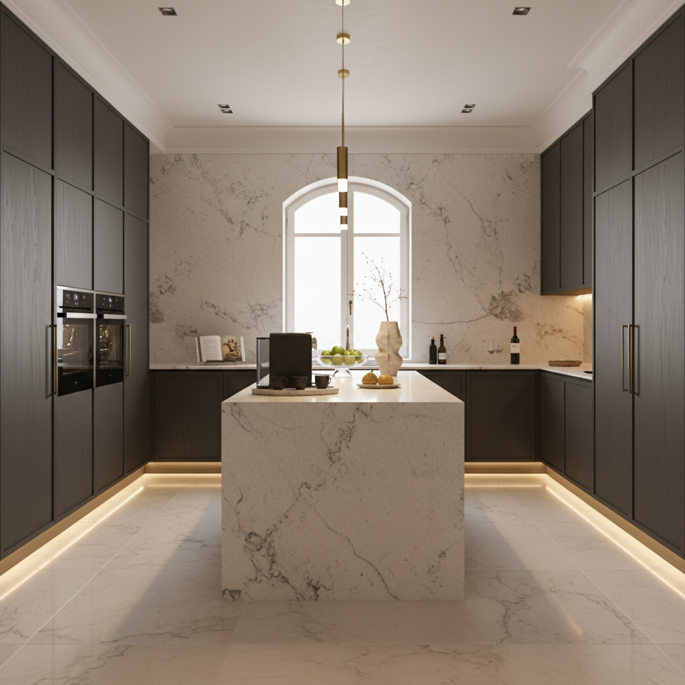 Granite Traditional India Kitchen Design