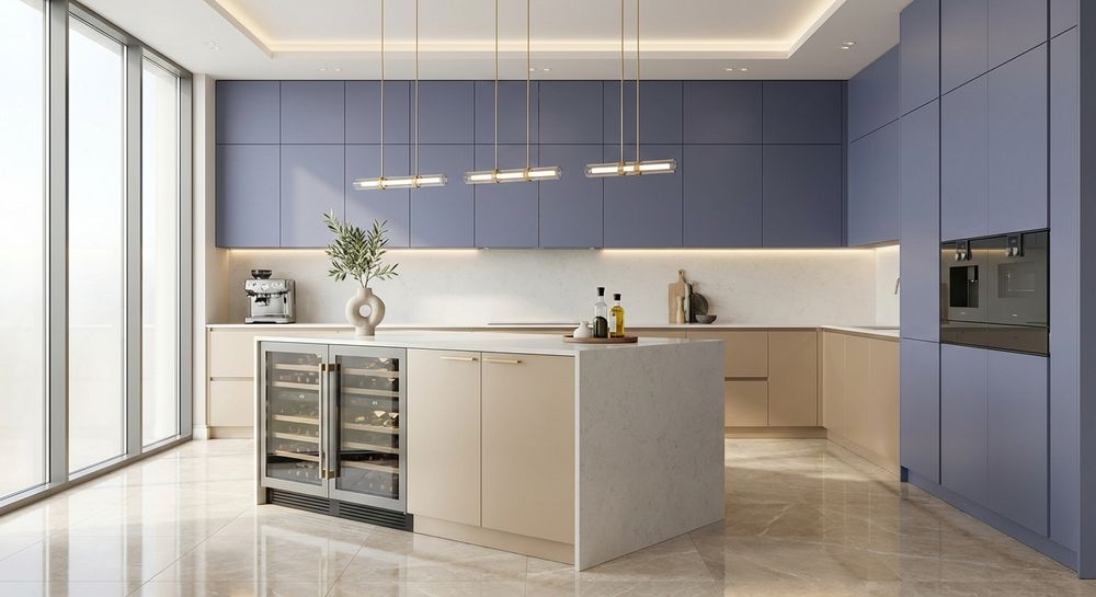 The Champagne & Pervinca Kitchen: Modern Elegance Defined