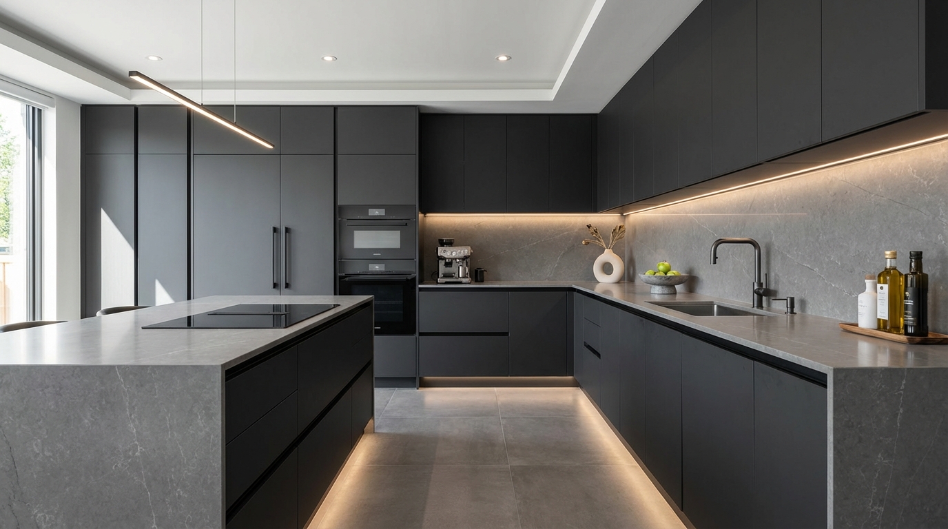 The Graphite Edition: Modern Kitchen Perfection