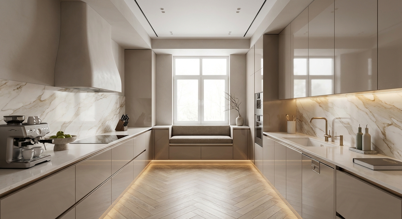 The Taupe Serenity Kitchen: A Culinary Sanctuary