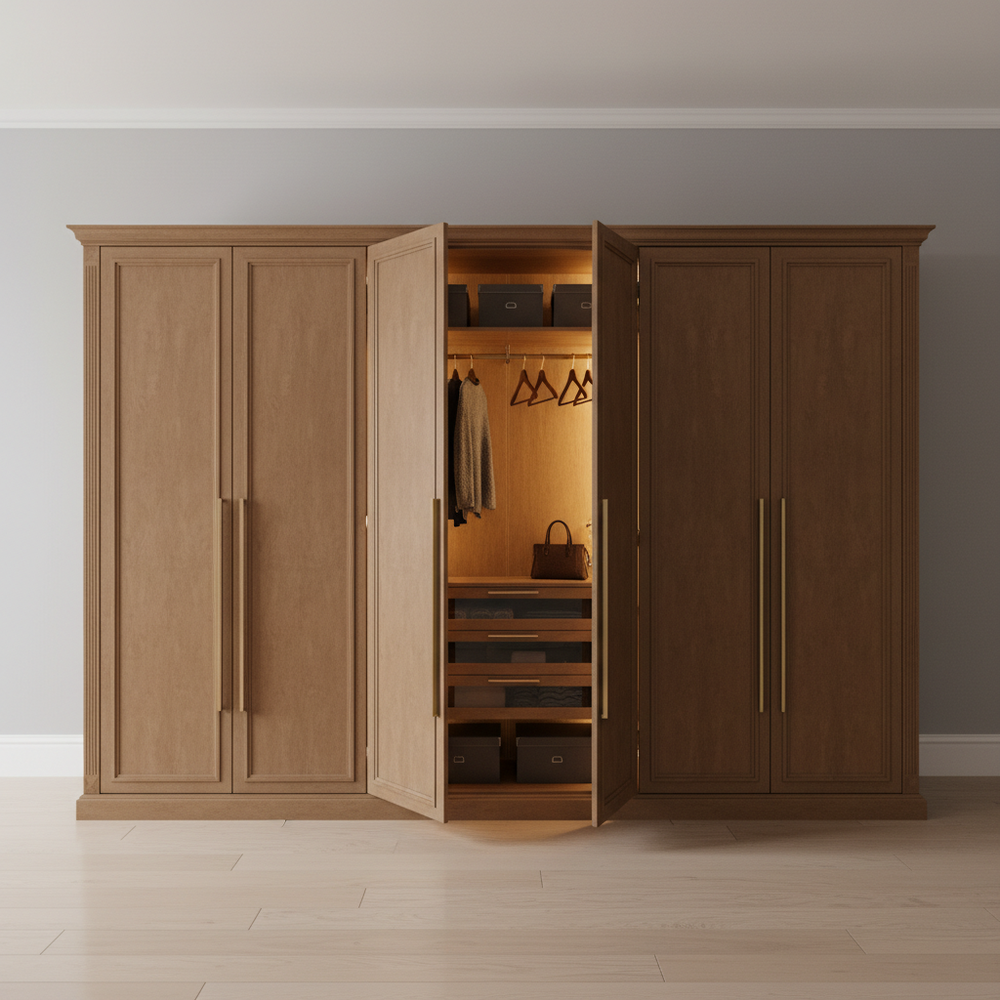 Traditional Amati PD 5-Door Swing Wardrobe Design